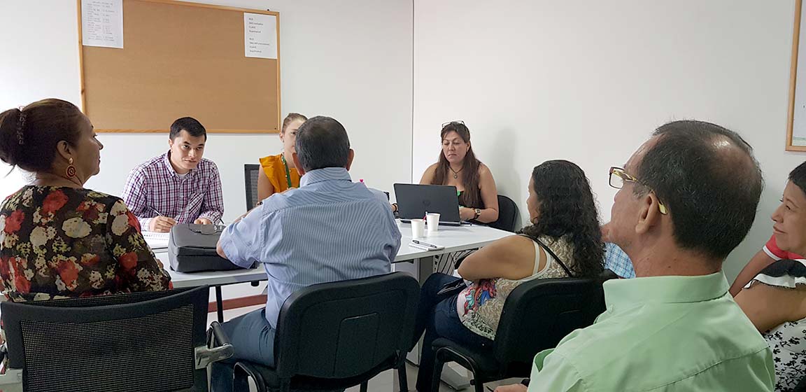 Mesa de trabajo Medimás en Neiva / 10 de octubre de 2018
